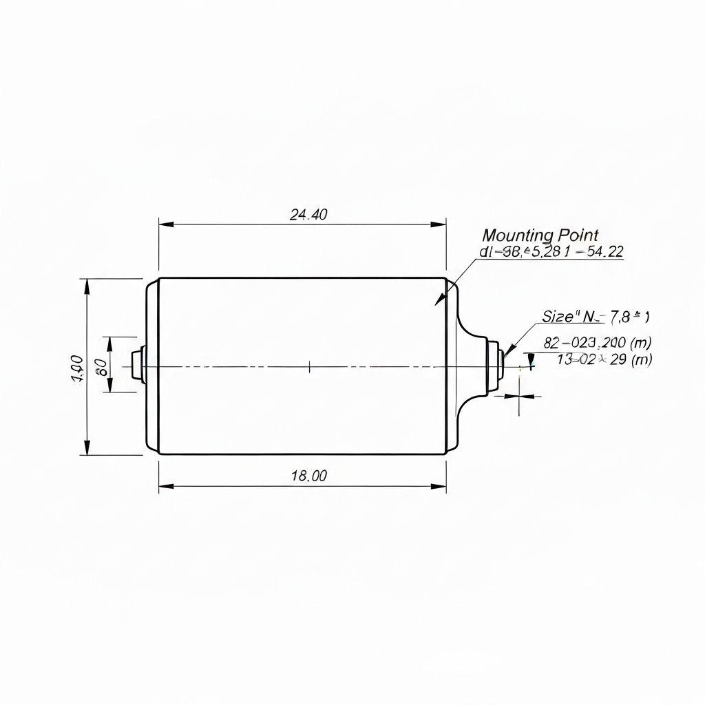 ServiceCPQ 2D drawing generation showing a dimensioned schematic produced from a priced configuration
