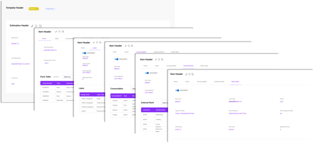 Service Estimate group v2