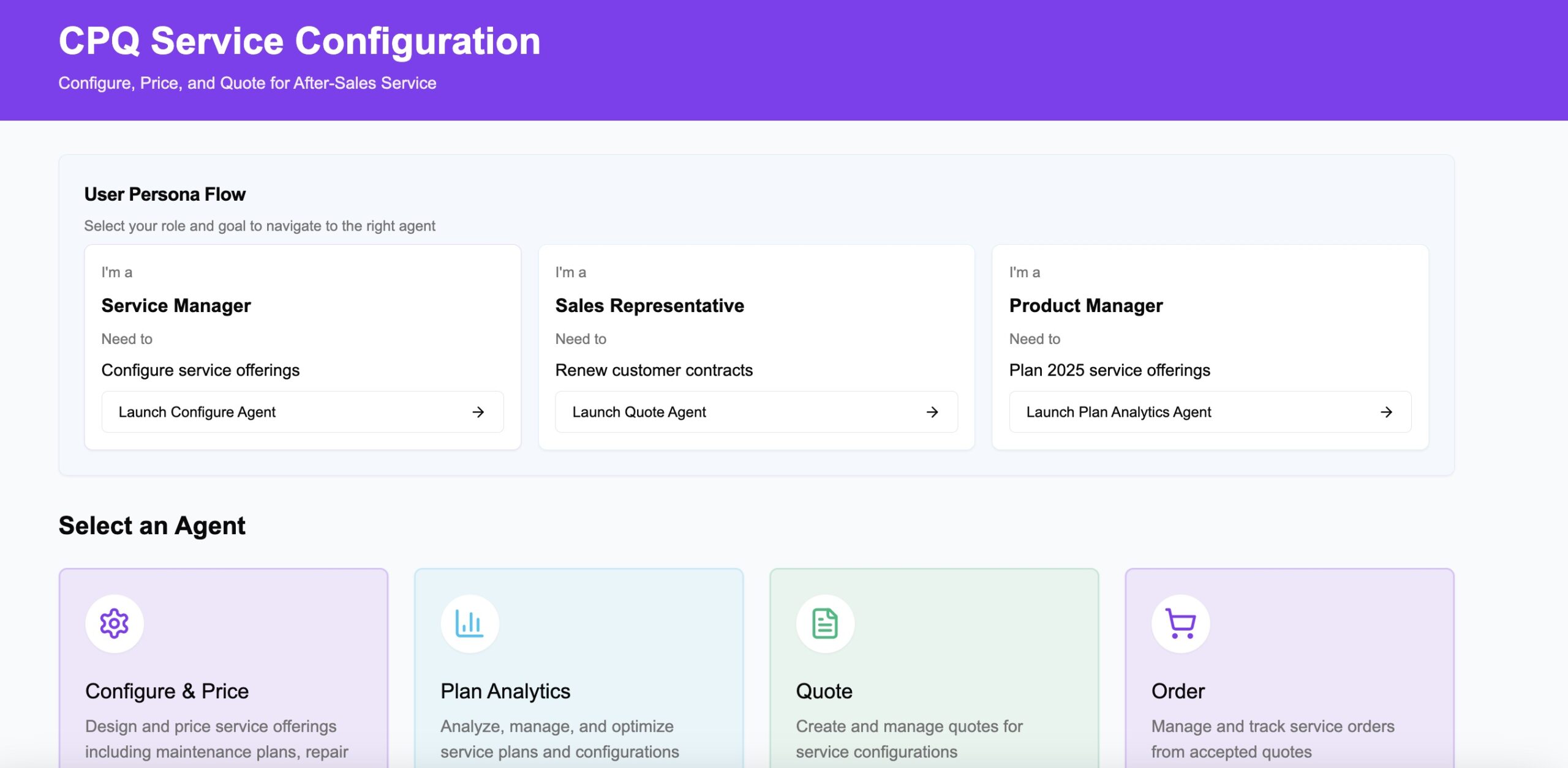 Maintenance Planning Interface